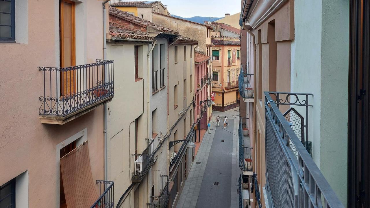Precioso Apartamento Duplex En El Centro De Olot Apartment Luaran gambar